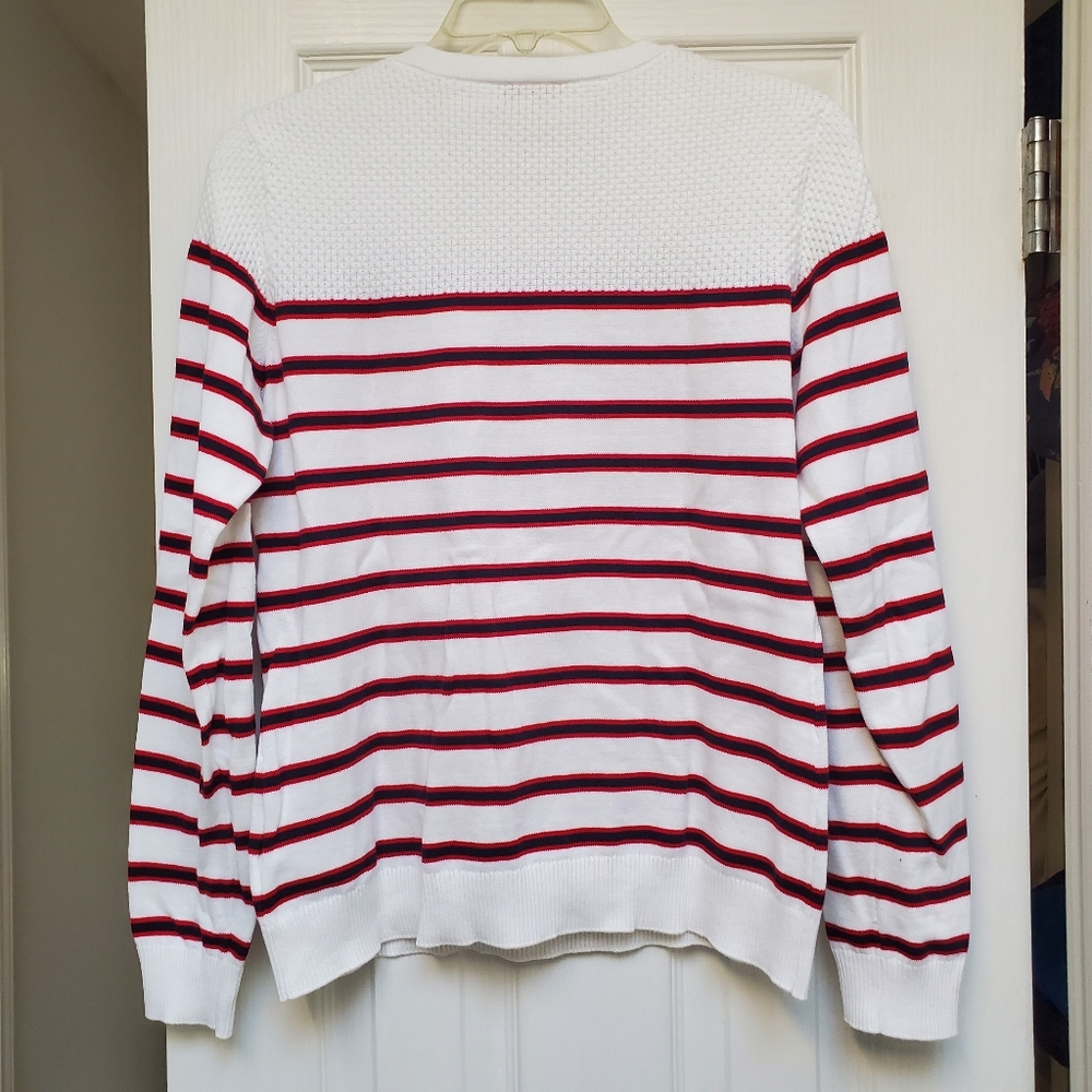 Brooks Brothers Striped Cotton Sweater - sz M - Picture 4 of 4